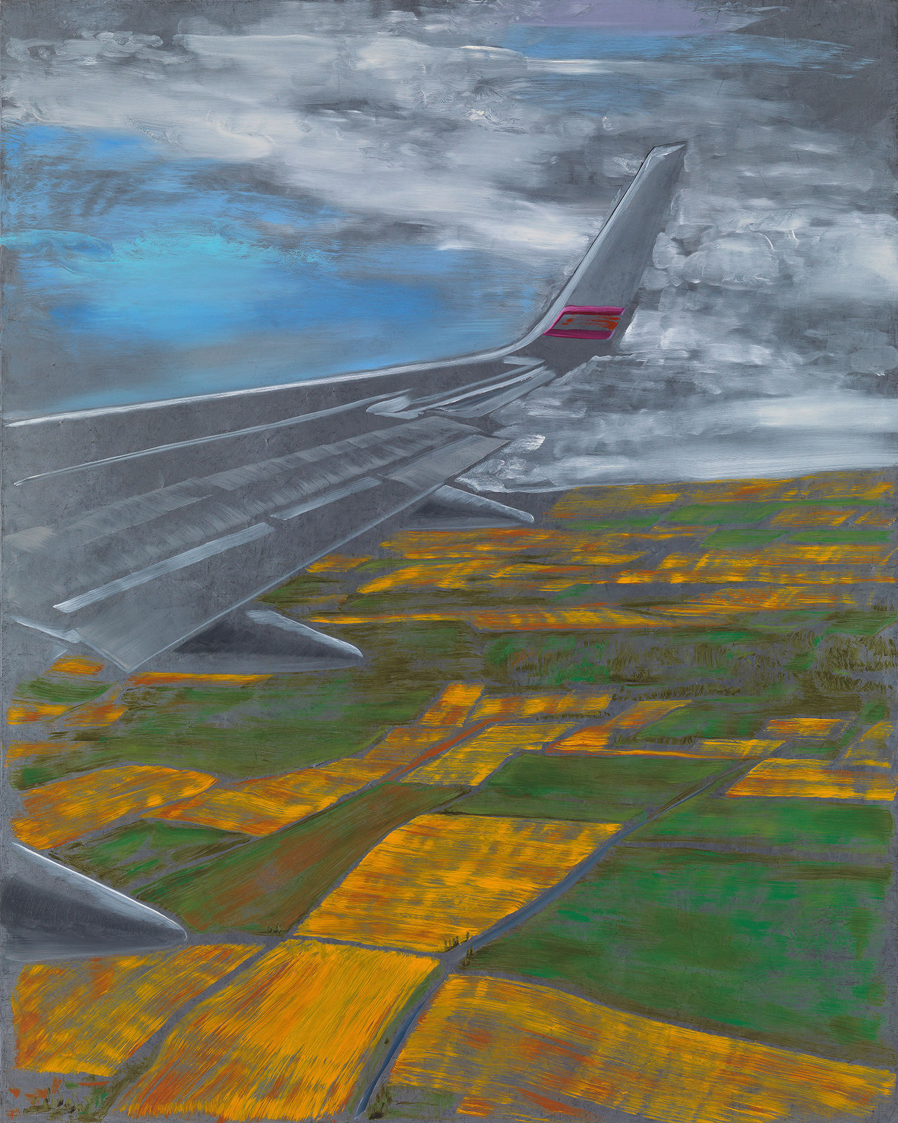 Ena Swansea, yellow fields, 2010