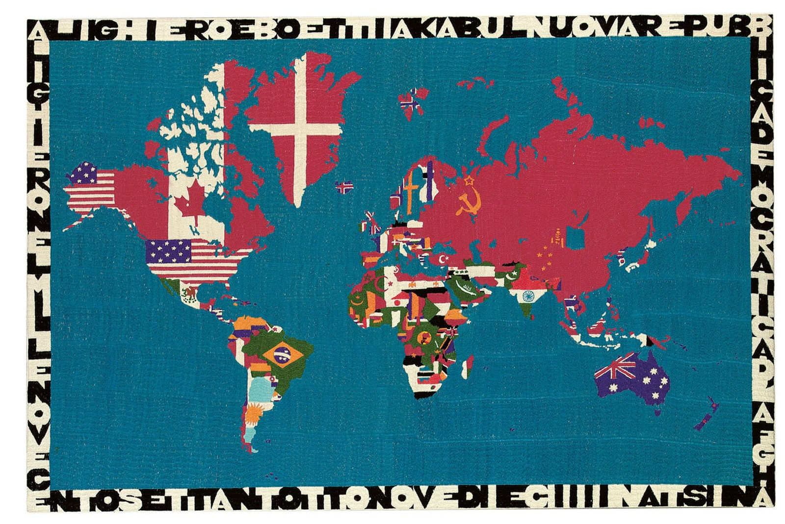 Alighiero Boetti, Mappa, 1978