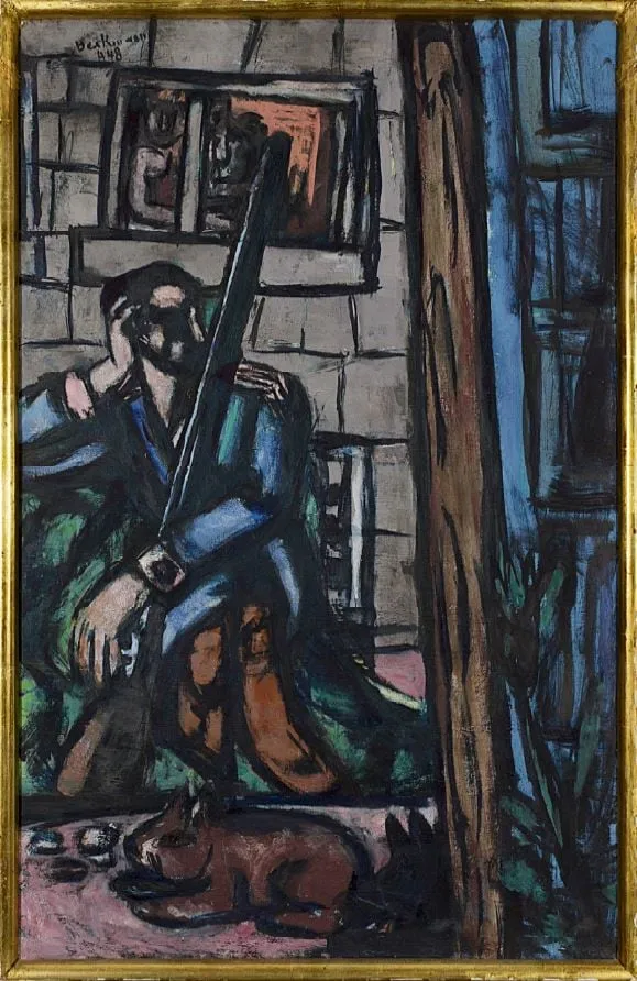 Max Beckmann, Soldat, 1947