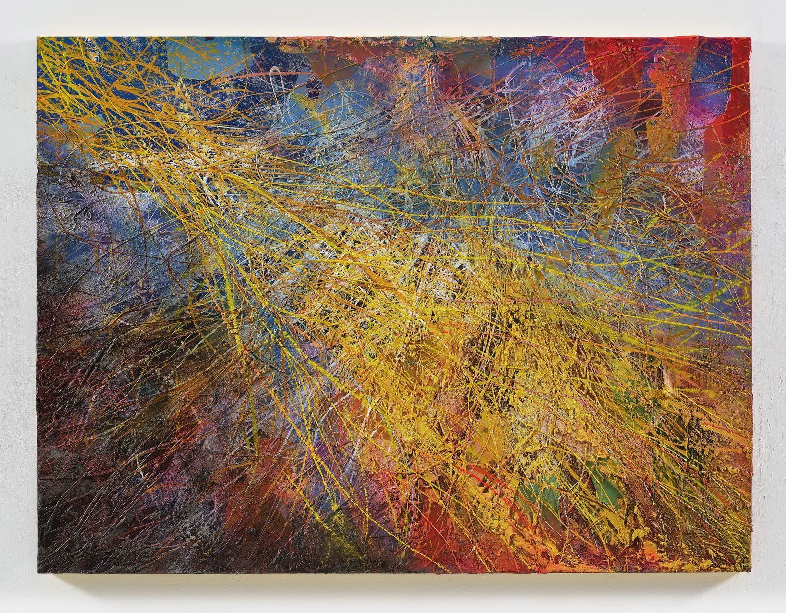 José Parlá, Layered Electric Retinal Signals, 2023