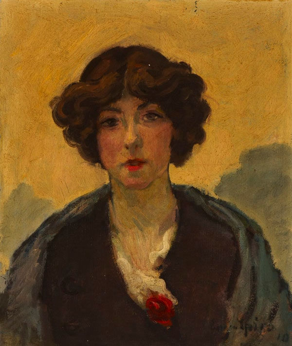 Eugen Spiro, Girl with a Rose