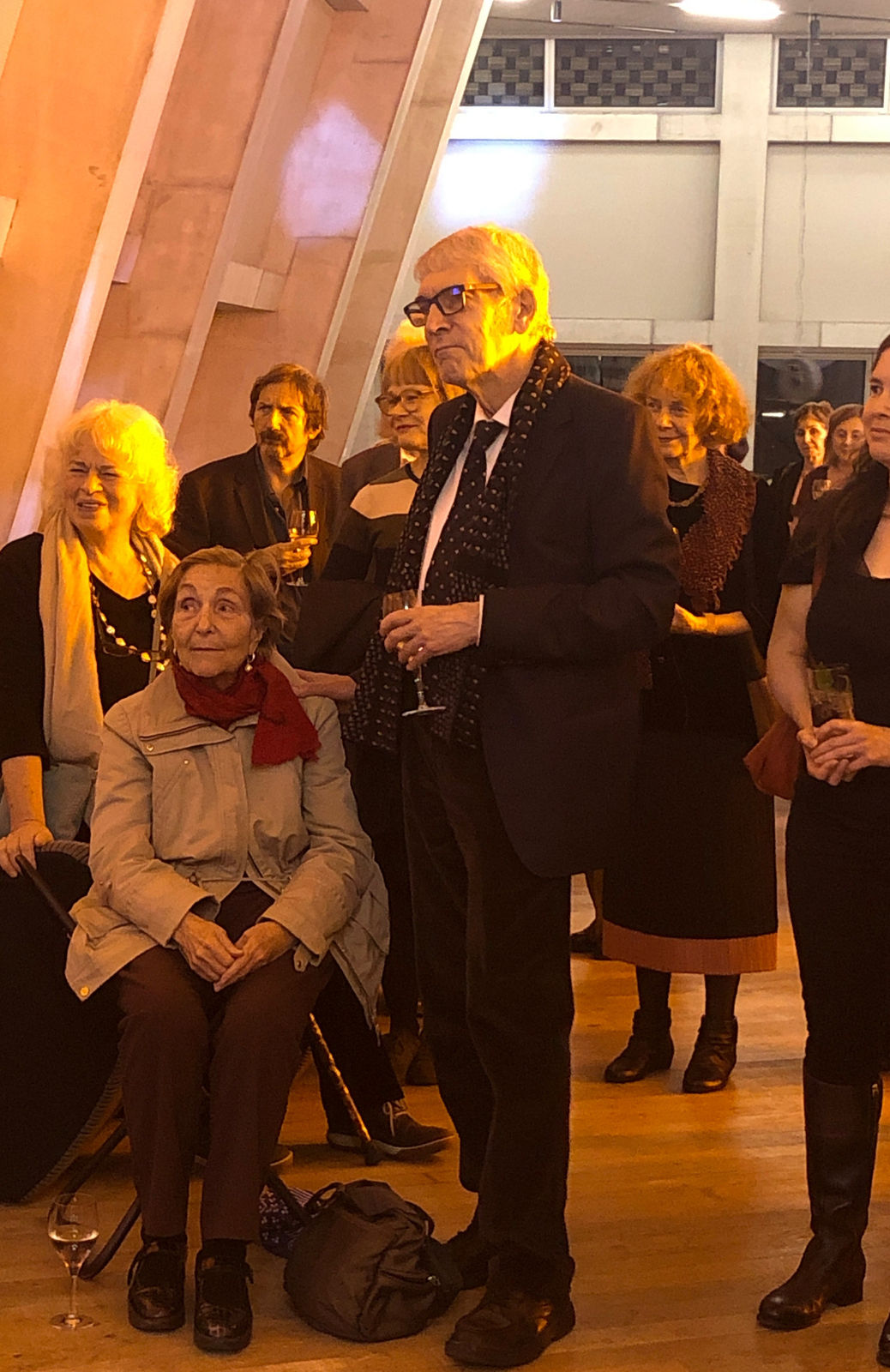 Anthony and Paula at Carcanet 50th Anniversary Party, Tate Modern , October 2018
