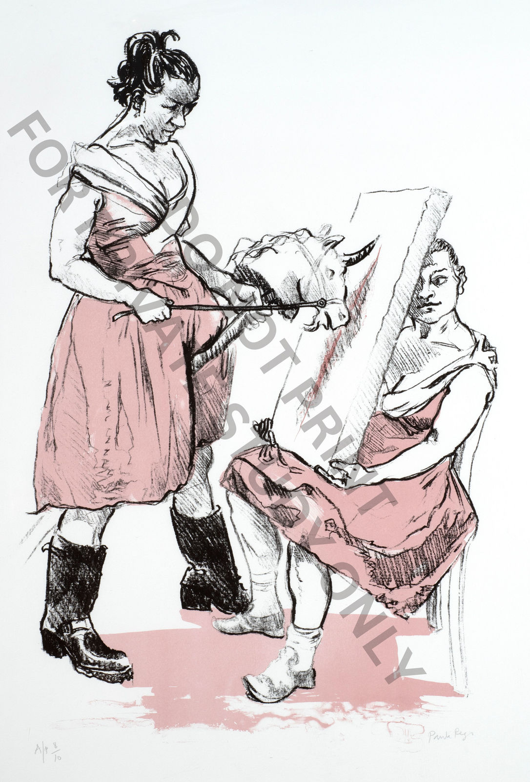 Paula Rego, Unicorn, 2008