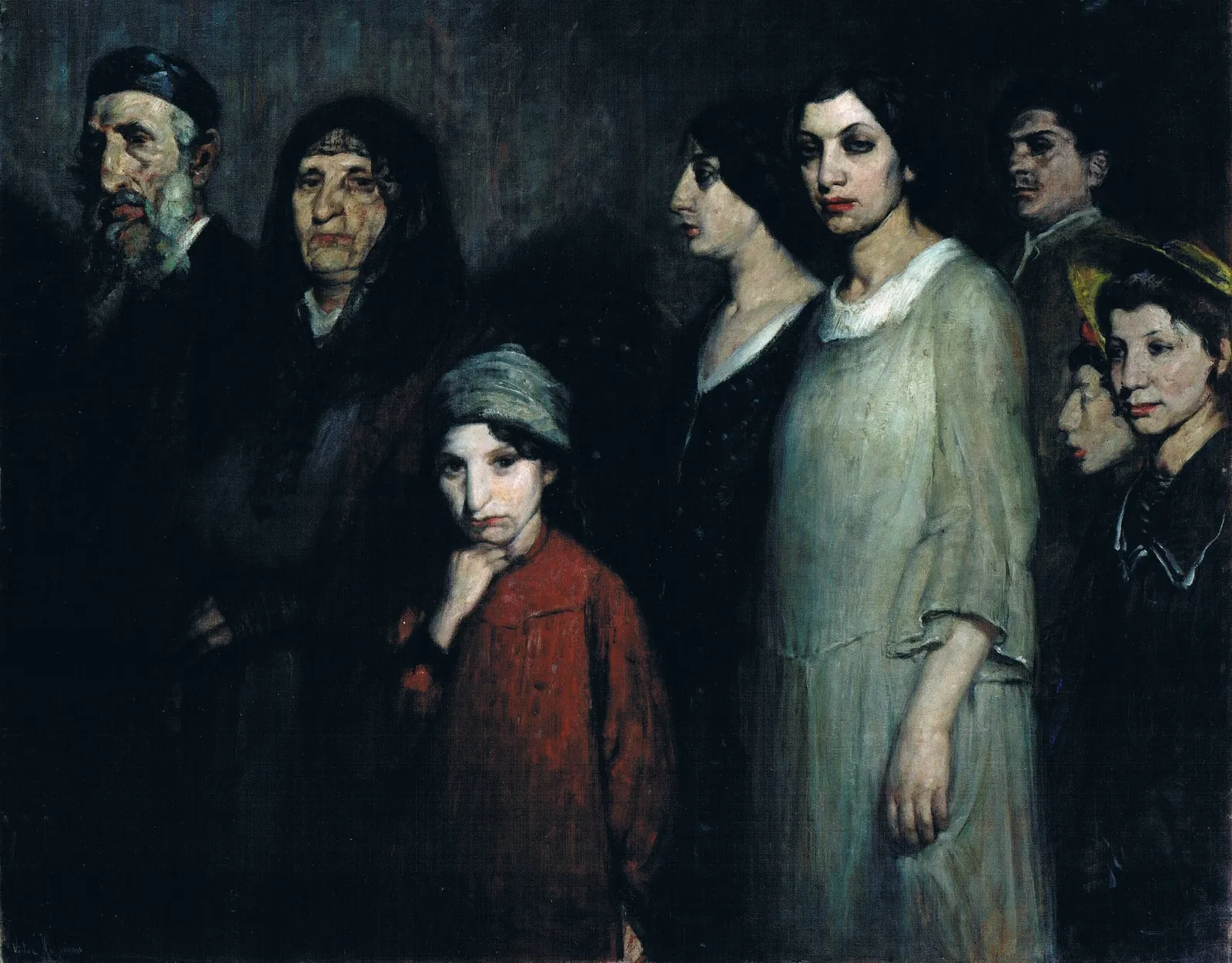 Victor Hageman, The Emigrants, c. 1910