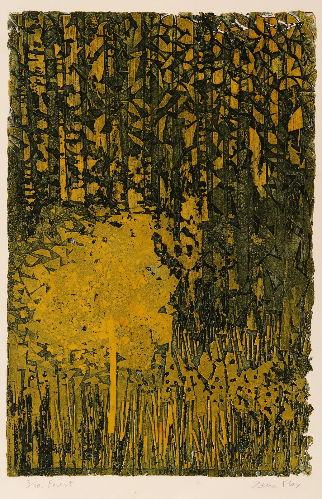 Zena Flax, Forest, c. 1971