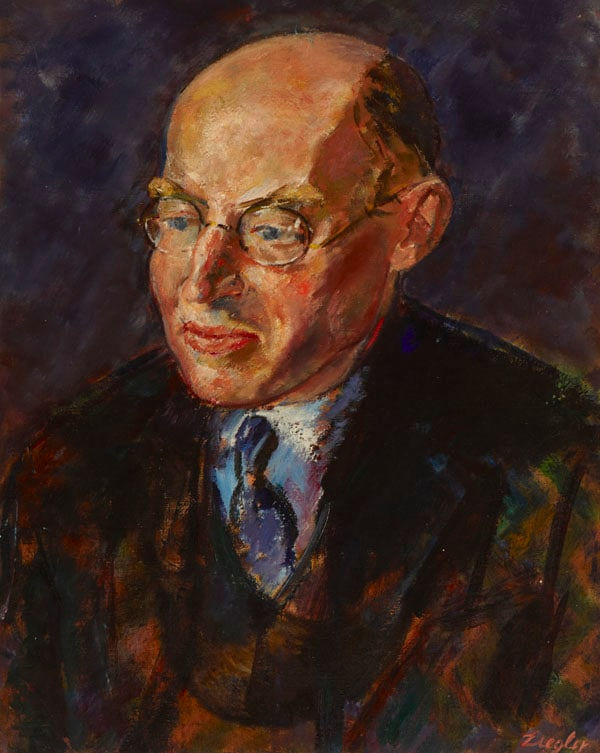 Archibald Ziegler, Portrait of Professor Norman Bentwich