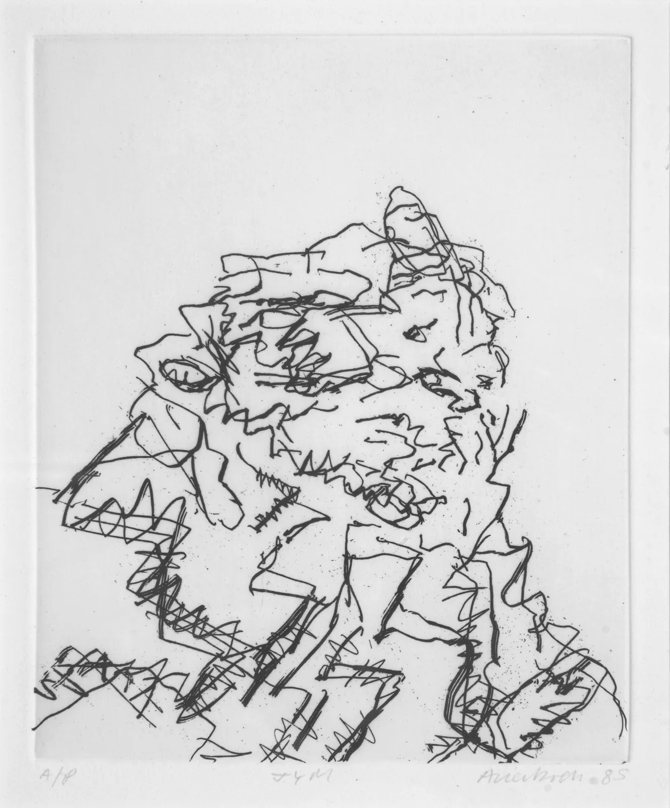 Frank Auerbach, J.Y.M., 1989