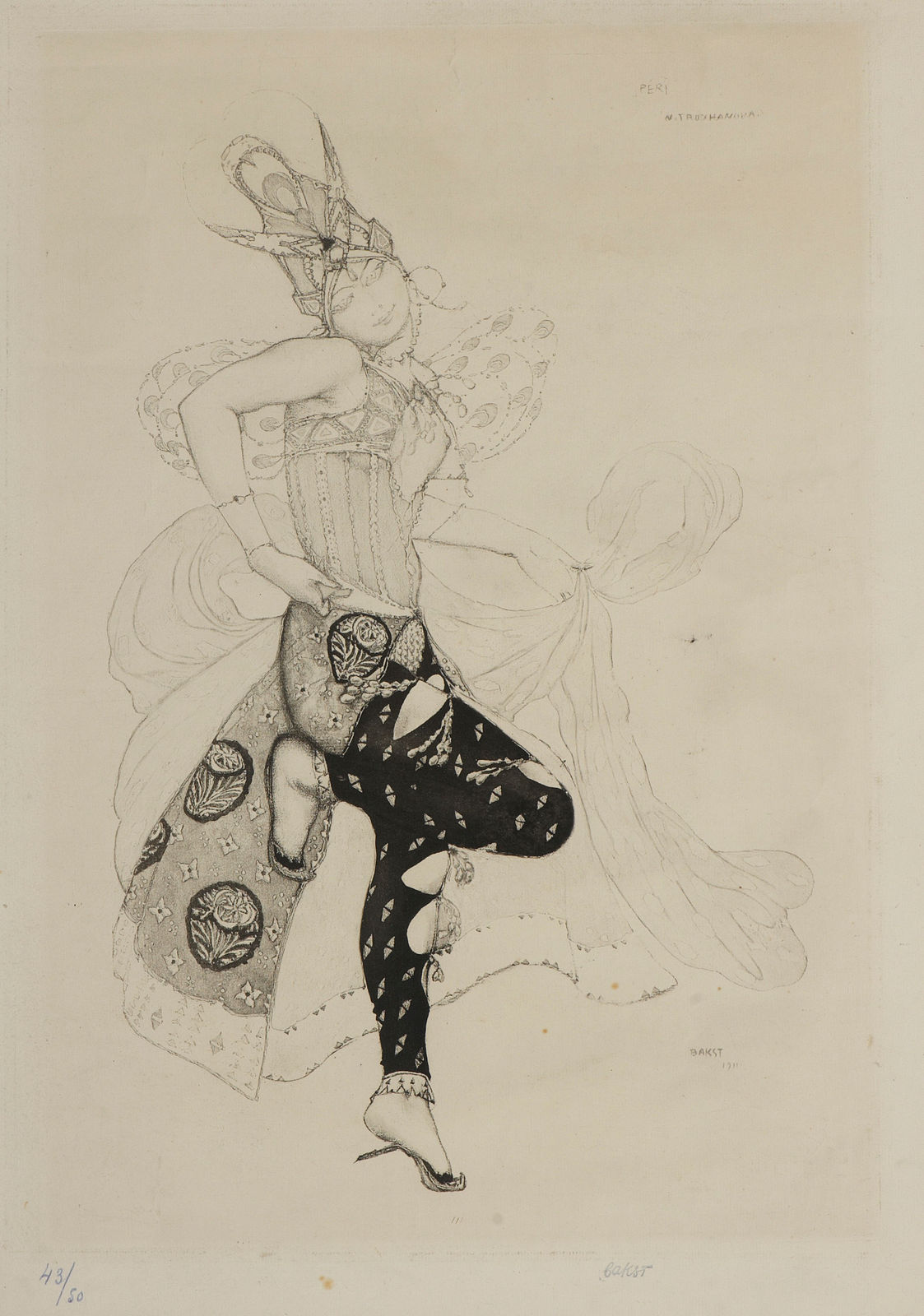 Léon Bakst, La Péri, 1911