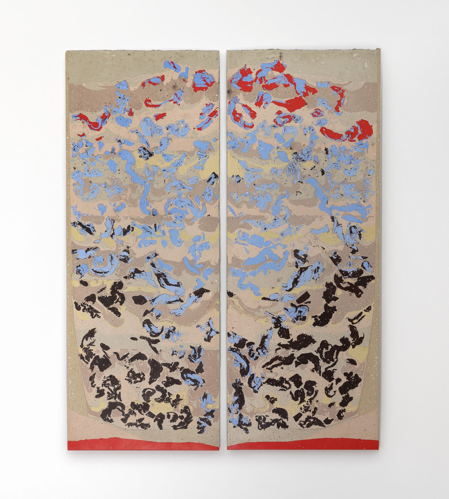 Hilda Hellström, Aggregate (Light Ultramarine/Red), 2024