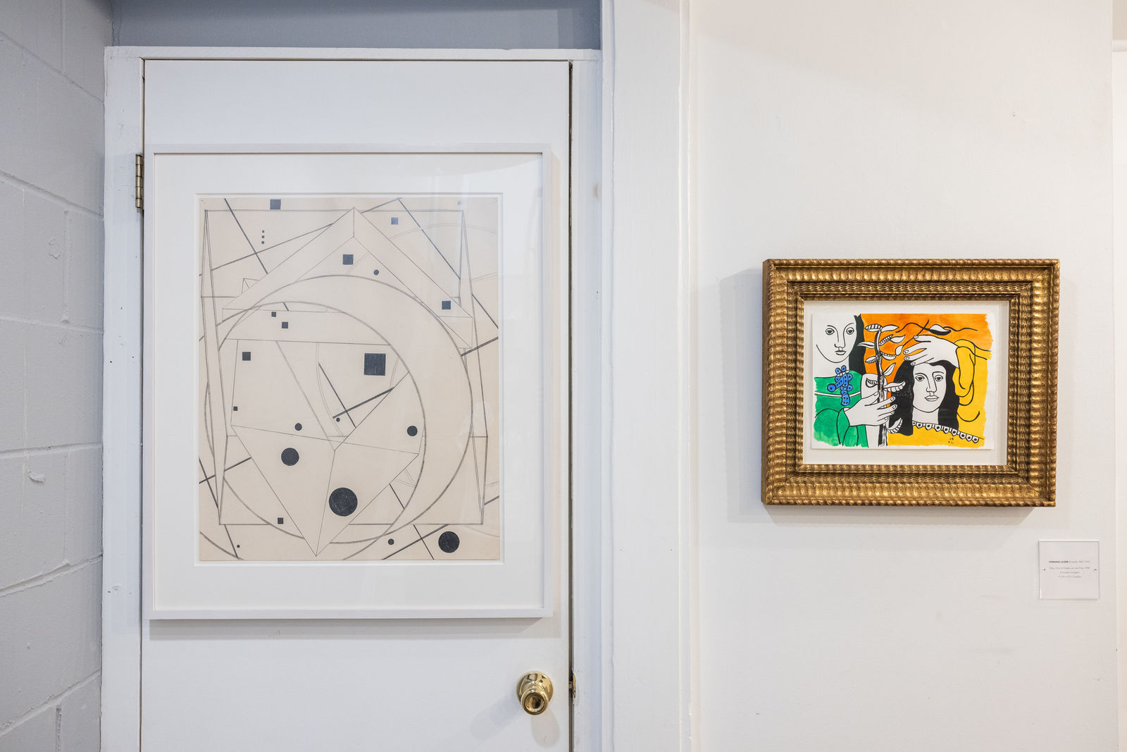 Fernand Léger, Deux Têtes de Femmes avec une Fleur, 1949