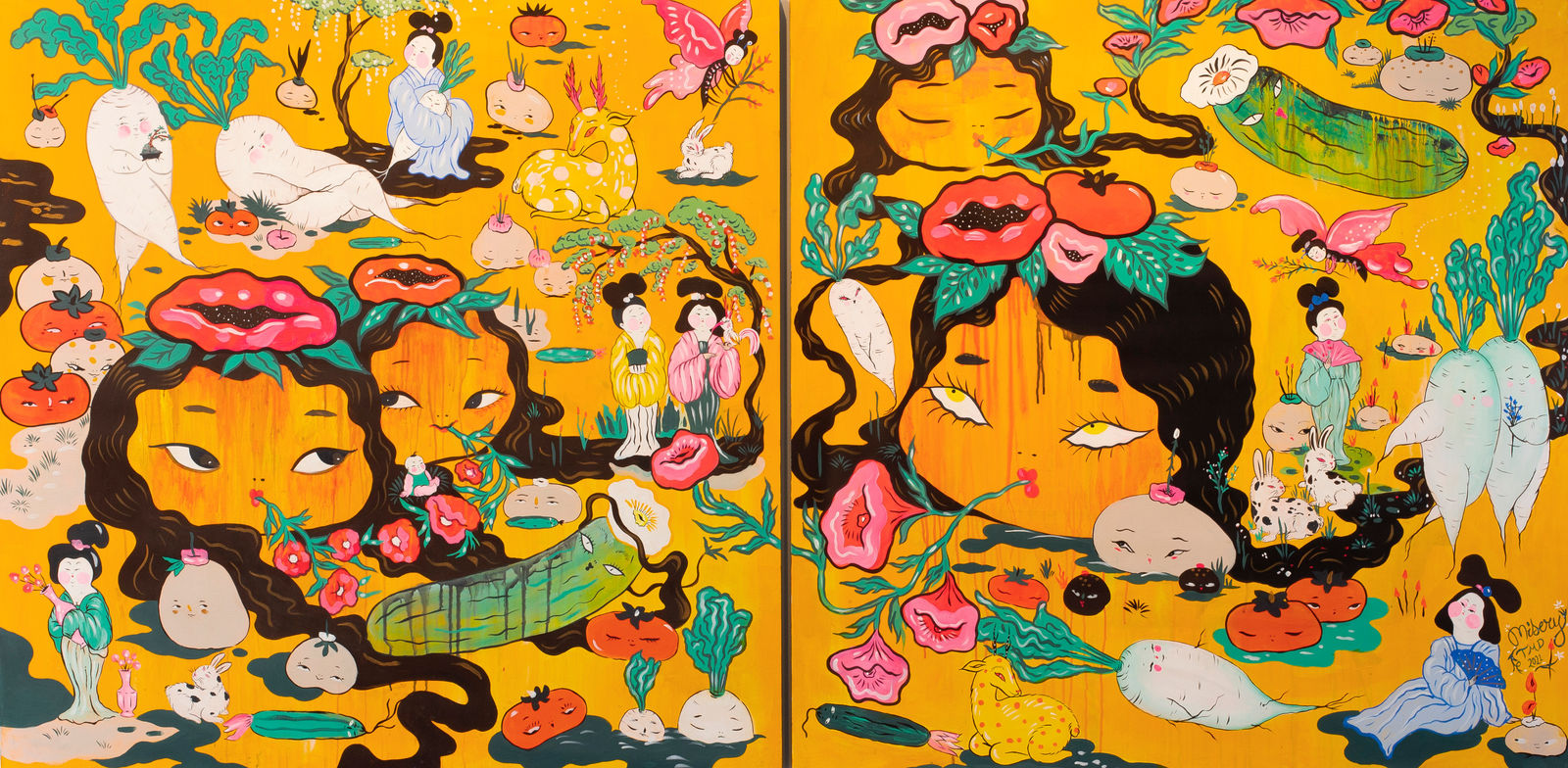 Tanja McMillan, Speaking with Flowers, 2021