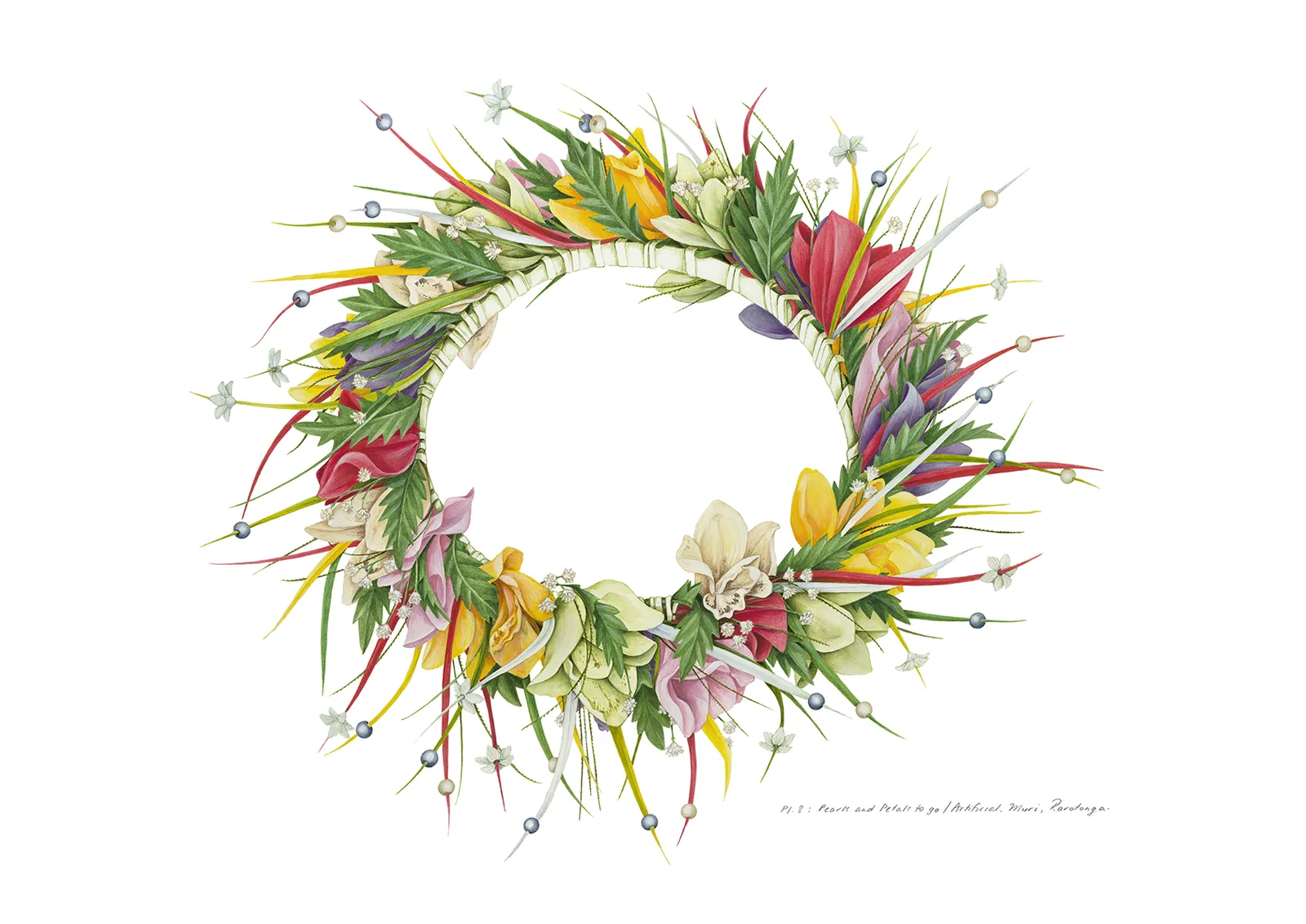 Tabatha Forbes, Plate 8. Pearls and Petals to go, Artificial. Muri, Rarotonga, 2017