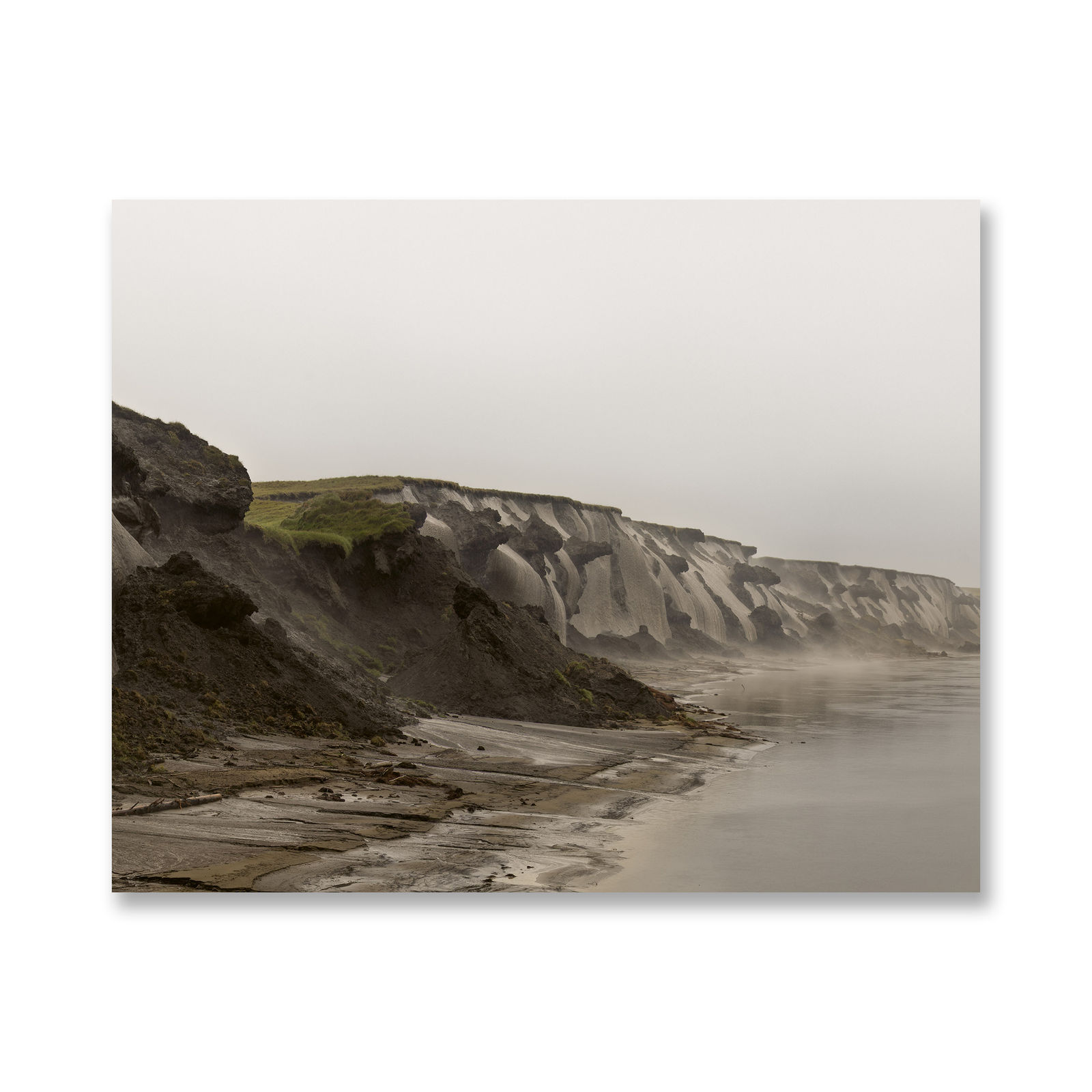 Olaf Otto Becker, Walking along Permafrost Cliffs 5-tlg., 2019