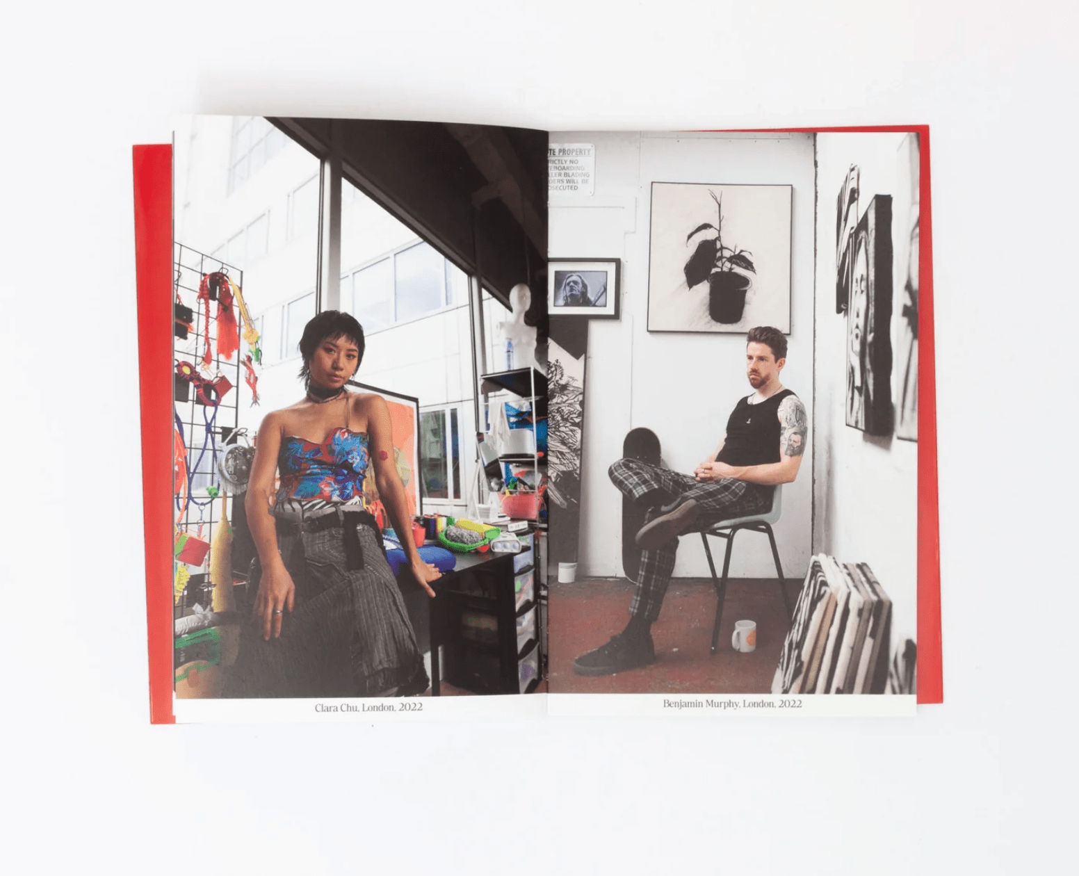 Brynley Odu Davies, "Artists," a collection of studio portraits, 2023