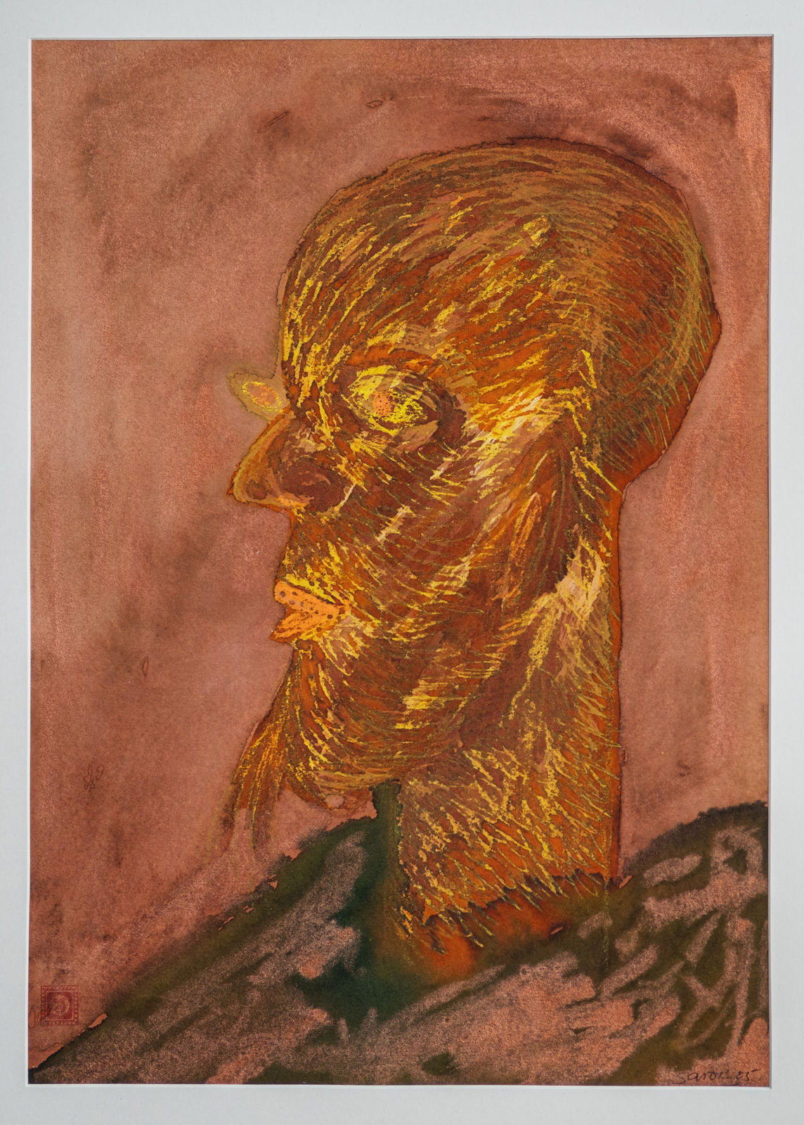 Saroj Kumar Singh, Scholar at a corner of Tea Stall in Fatehgunj