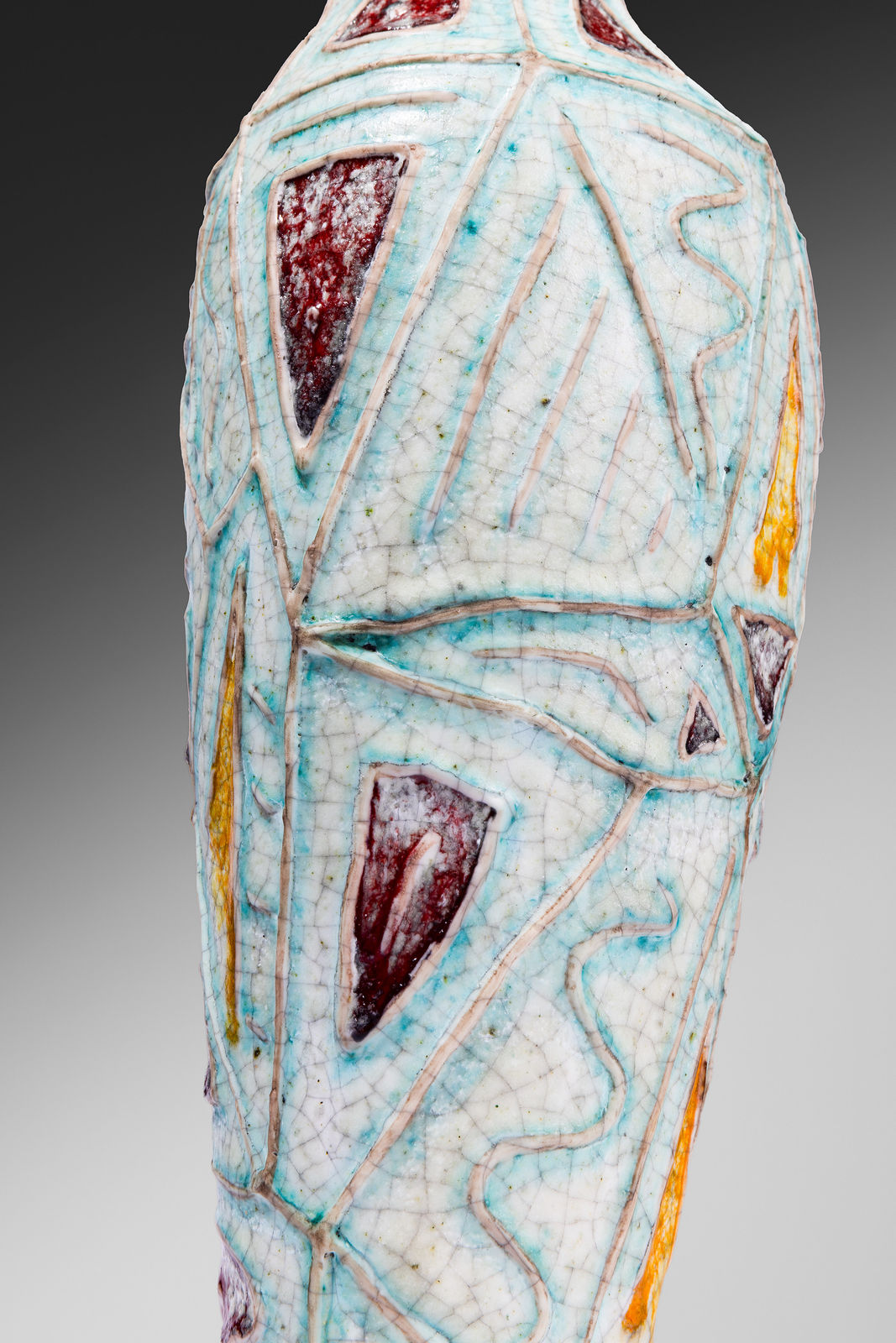 Carlo Zauli, Bottle, 1954