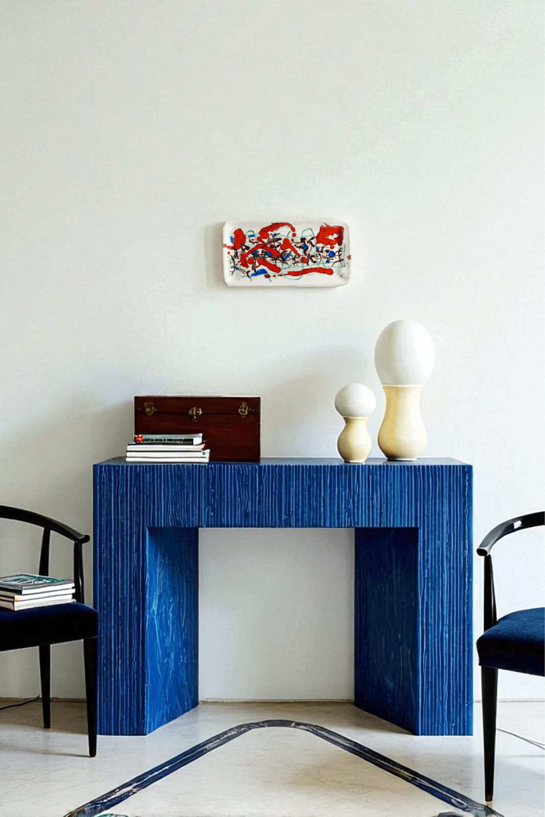 Guido Gambone, Rectangular Dish, 1950