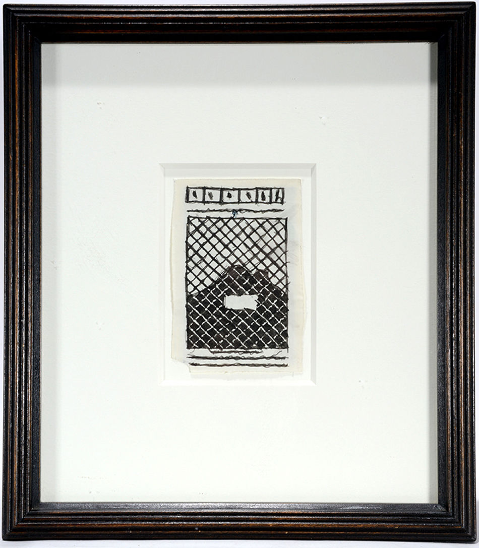 James Castle, Untitled Patterned Landscape