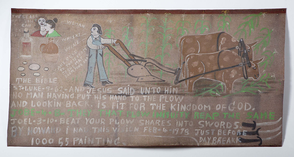 Howard Finster, Man Having Got His Hand to the Plow #100055