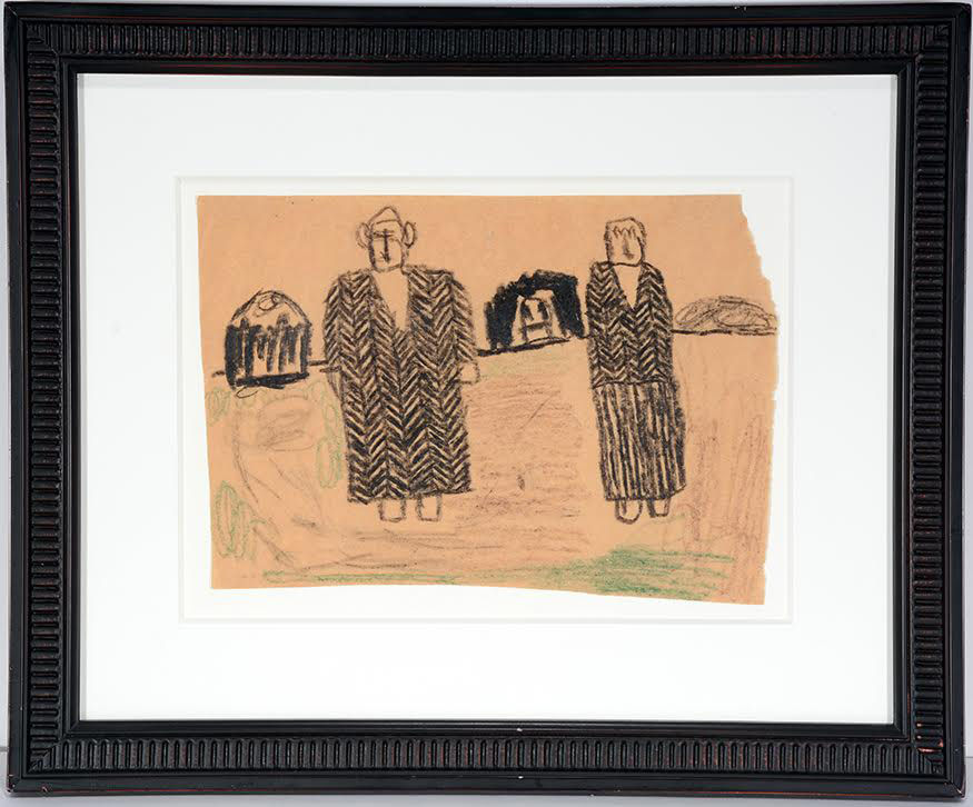 James Castle, Untitled (Friends)