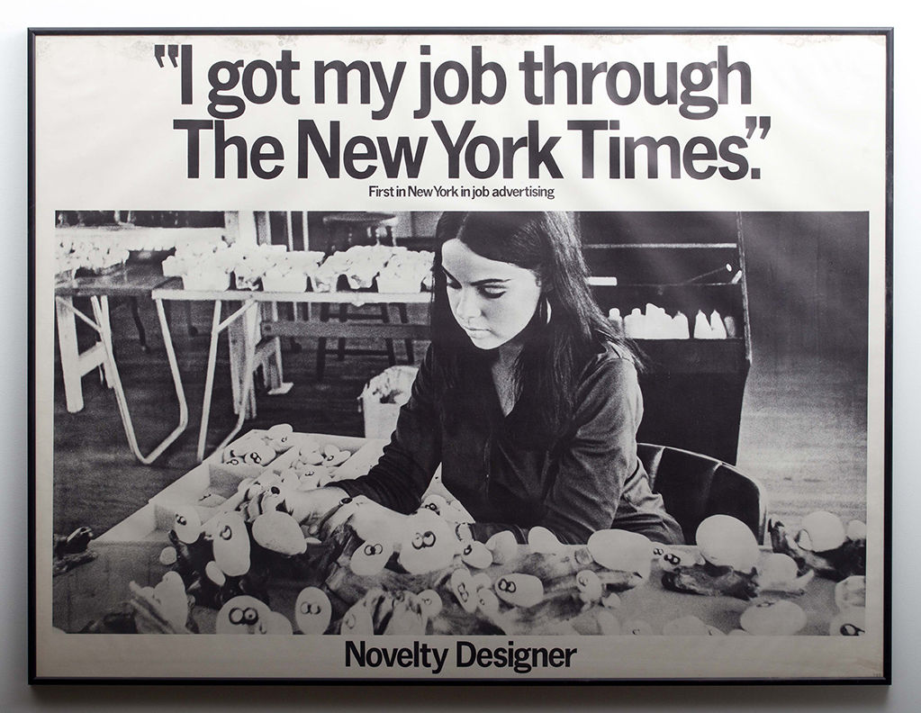 Signage & Banners, I Got My Job Through The New York Times, Late 1960s