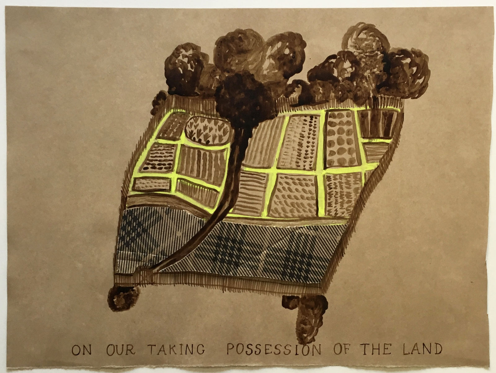 Joan Ross, On our taking possession of the land, 2019