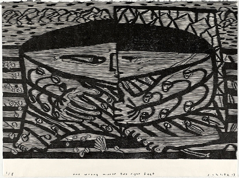 Michael Schlitz, One Wrong Mirror Two Right Feet, 2013