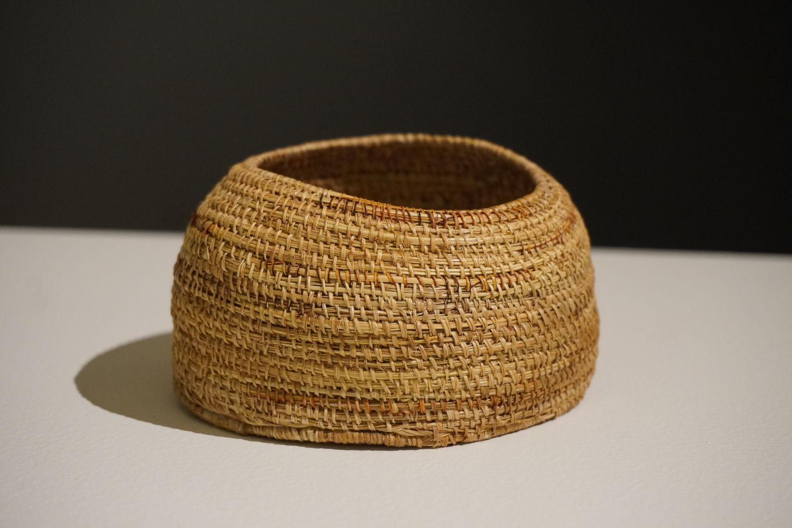 Bronwyn Dillon, palawa traditional weave basket, 2024
