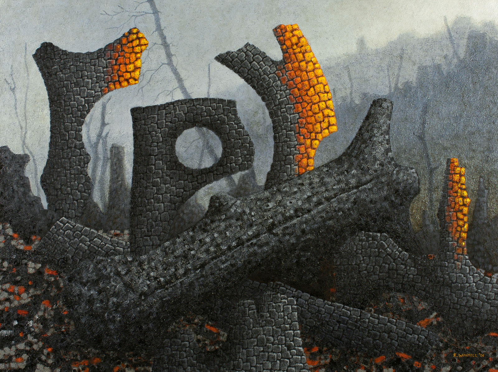 Richard Wastell, Napalm forest. Myrtle, Leatherwood, Sassafras, 2006