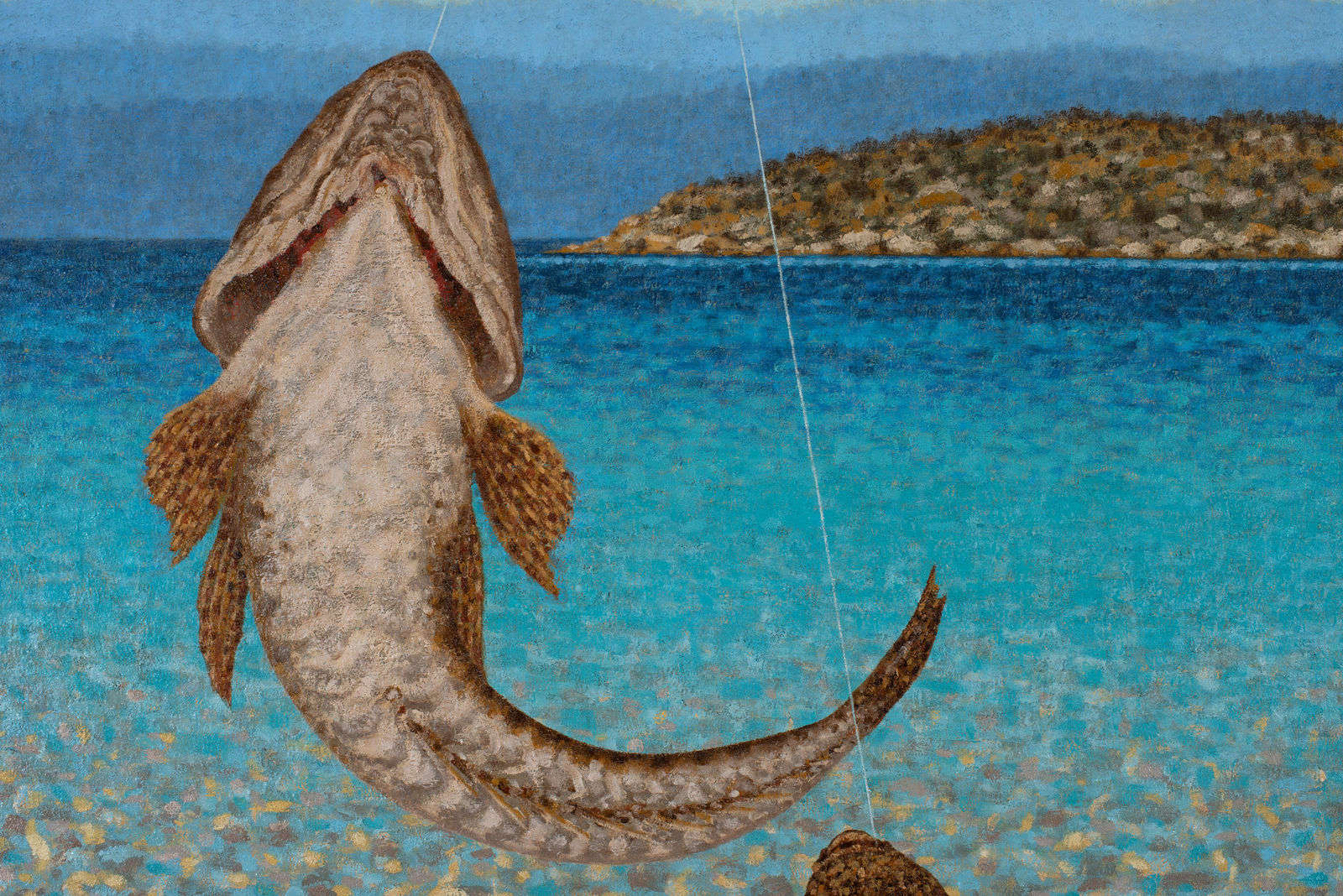 Richard Wastell, Lizards off Refuge Island, 2021