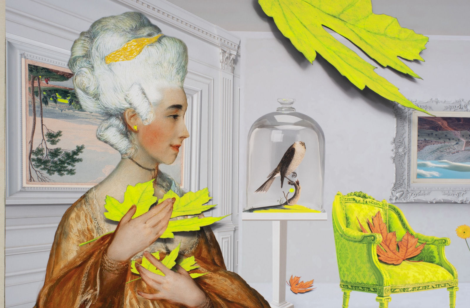 Joan Ross, Don't let leaves into your house, 2023