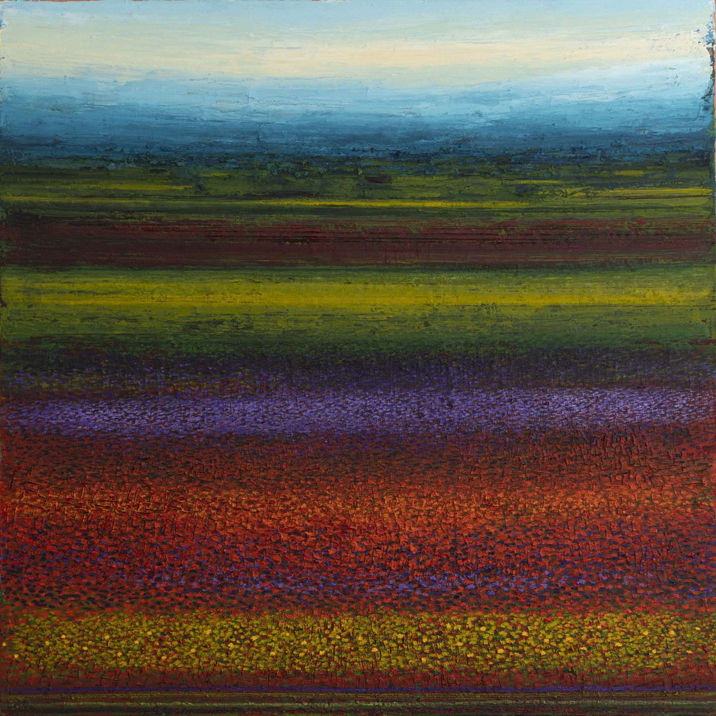 Patrick Grieve, June. Evening light and hard work, 2021