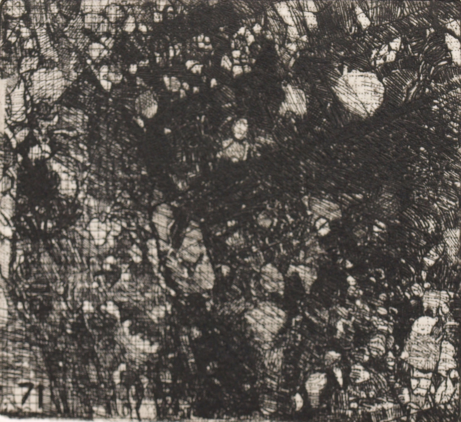 Raymond Arnold, Elsewhere World Fragment No 71 3rd state, 2019