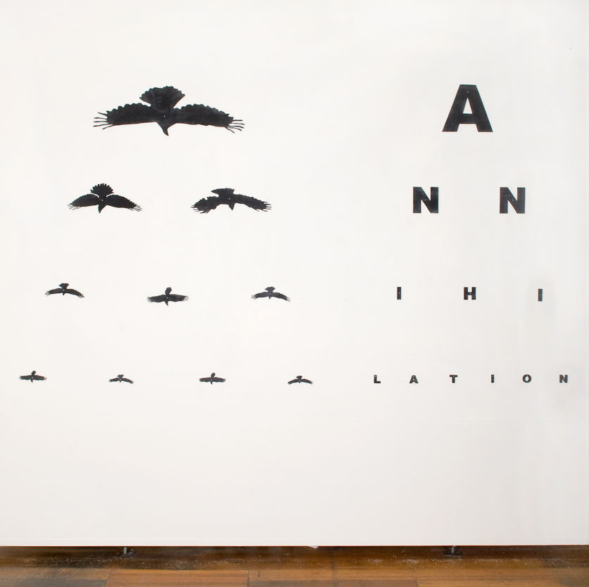 Julie Gough, Murder of Crows, 2011