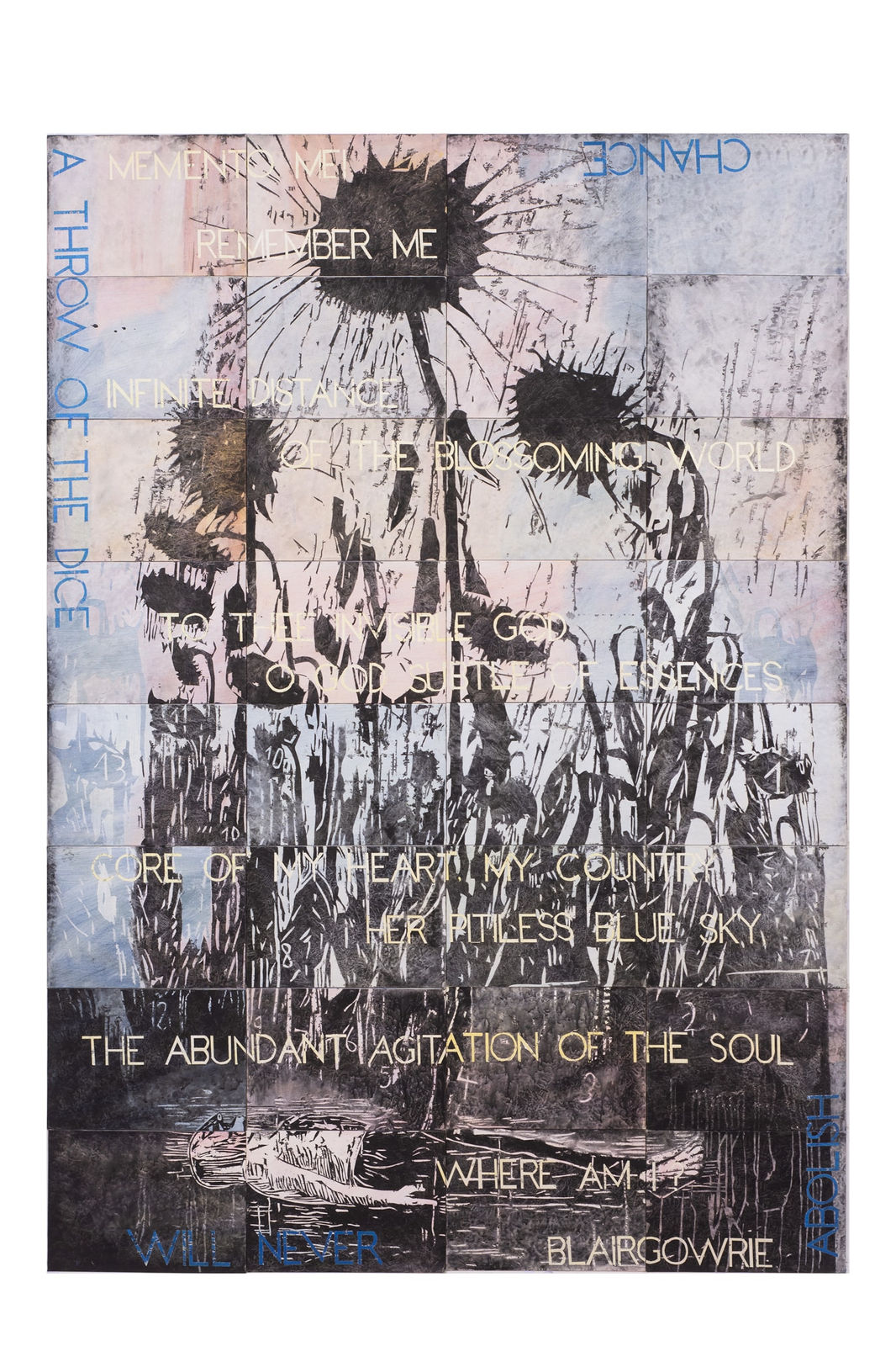 Imants Tillers, Memento Mei, 2021