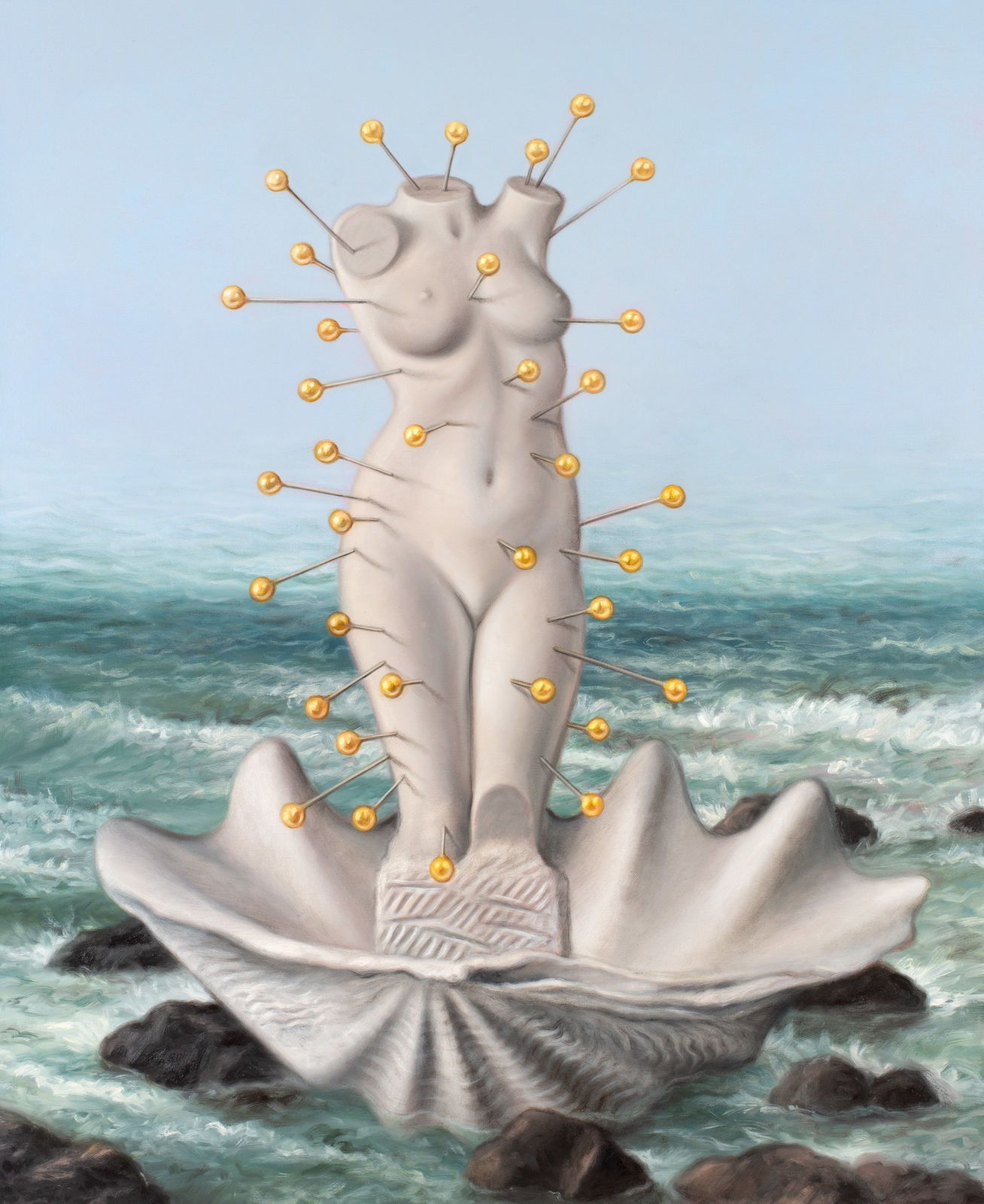 Amber Koroluk-Stephenson, Rebirth of Australian Venus, after Rayner Hoff, 2023-2024