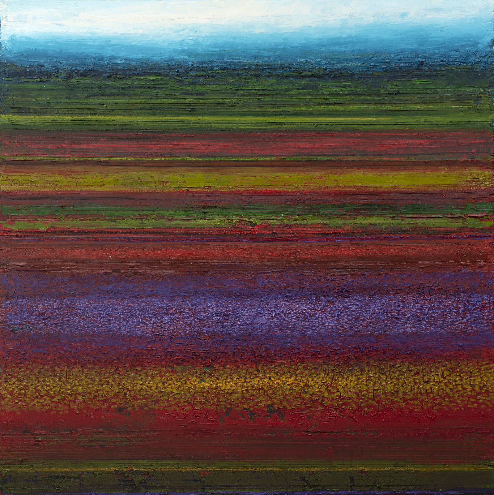 Patrick Grieve, August. Wet winter, memories of spring flowers, 2022