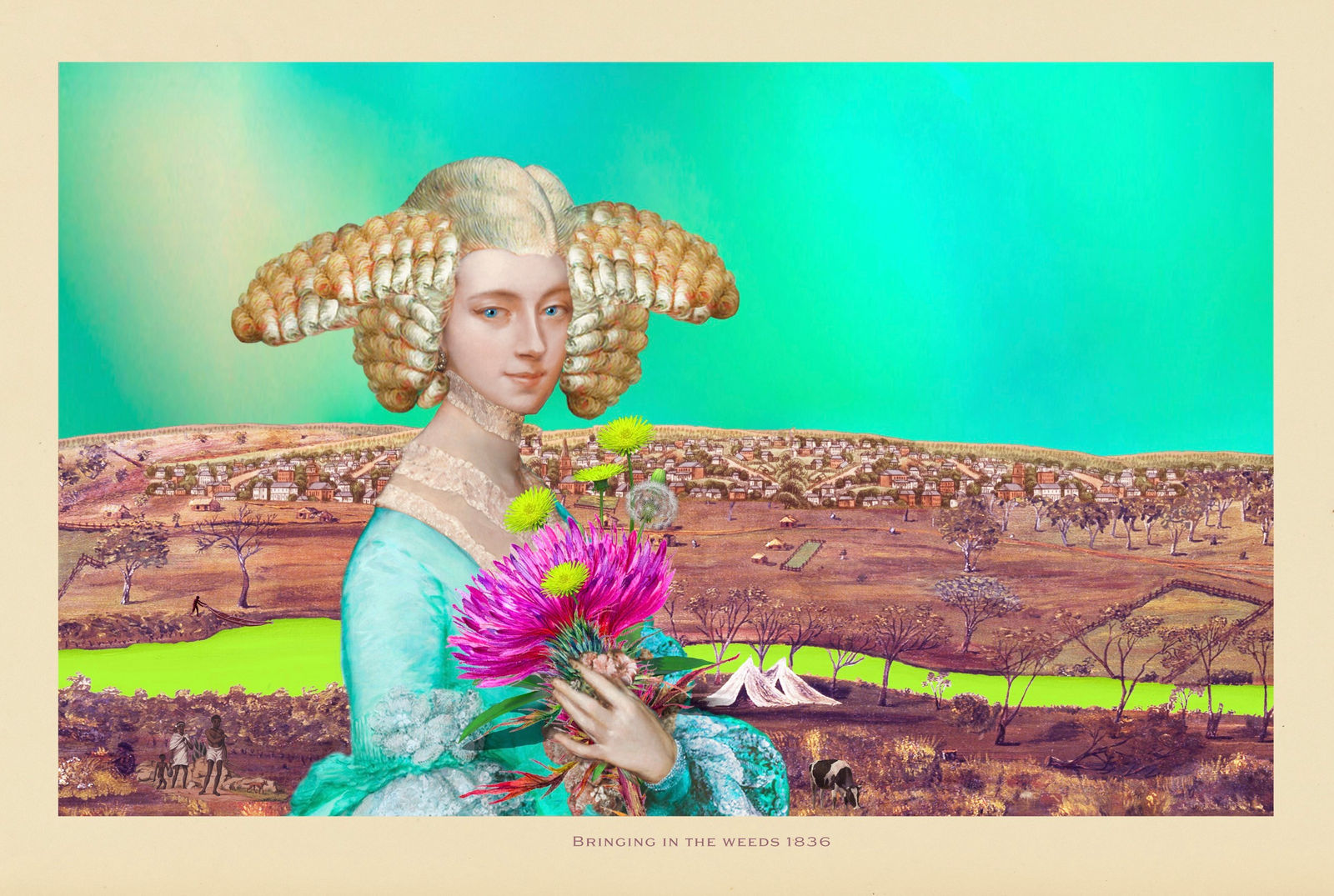 Joan Ross, Bringing in the weeds 1836, 2024