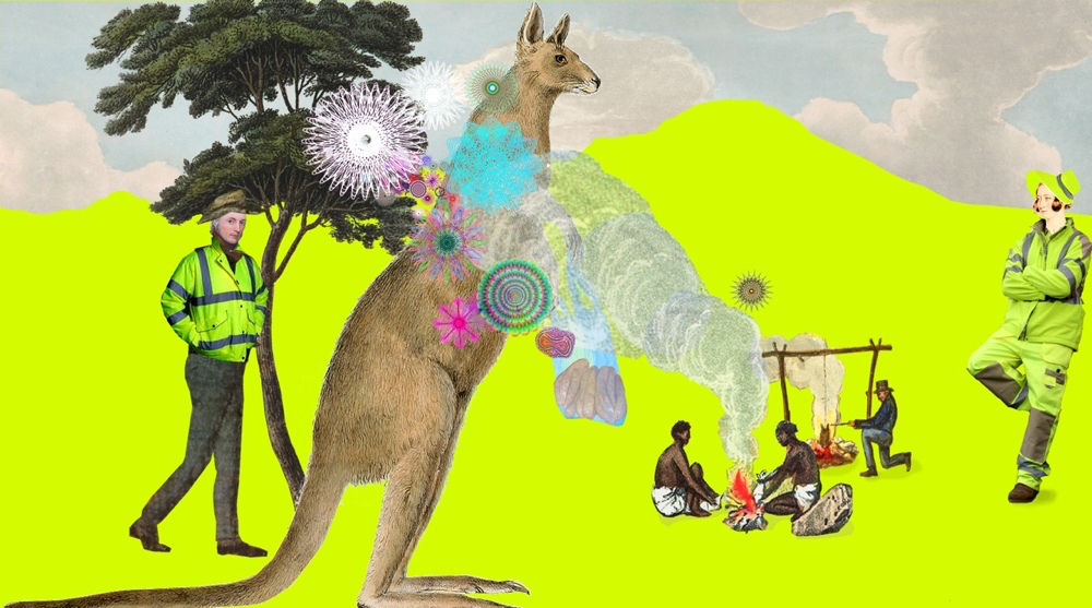 Joan Ross, BBQ This Sunday (and I feel fine) 2nd state, 2011