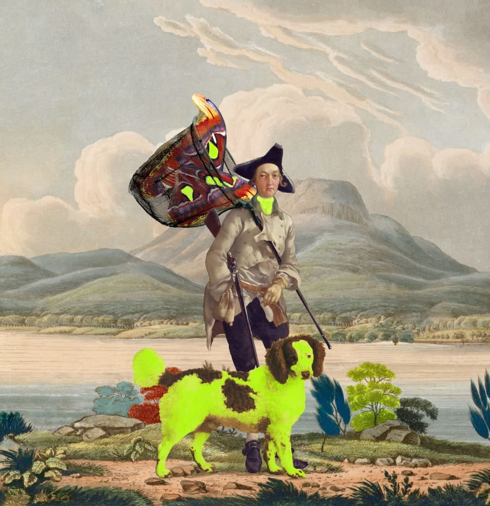 Joan Ross, Shopping for butterfly, 2024