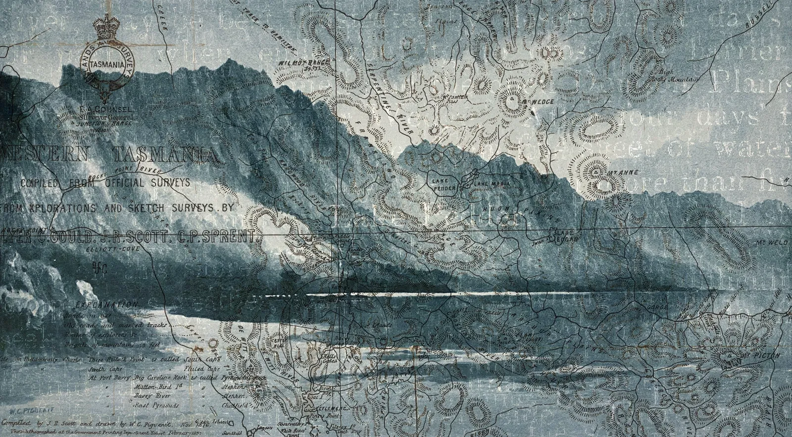 Brigita Ozolins, A fine sheet of water..., 2021