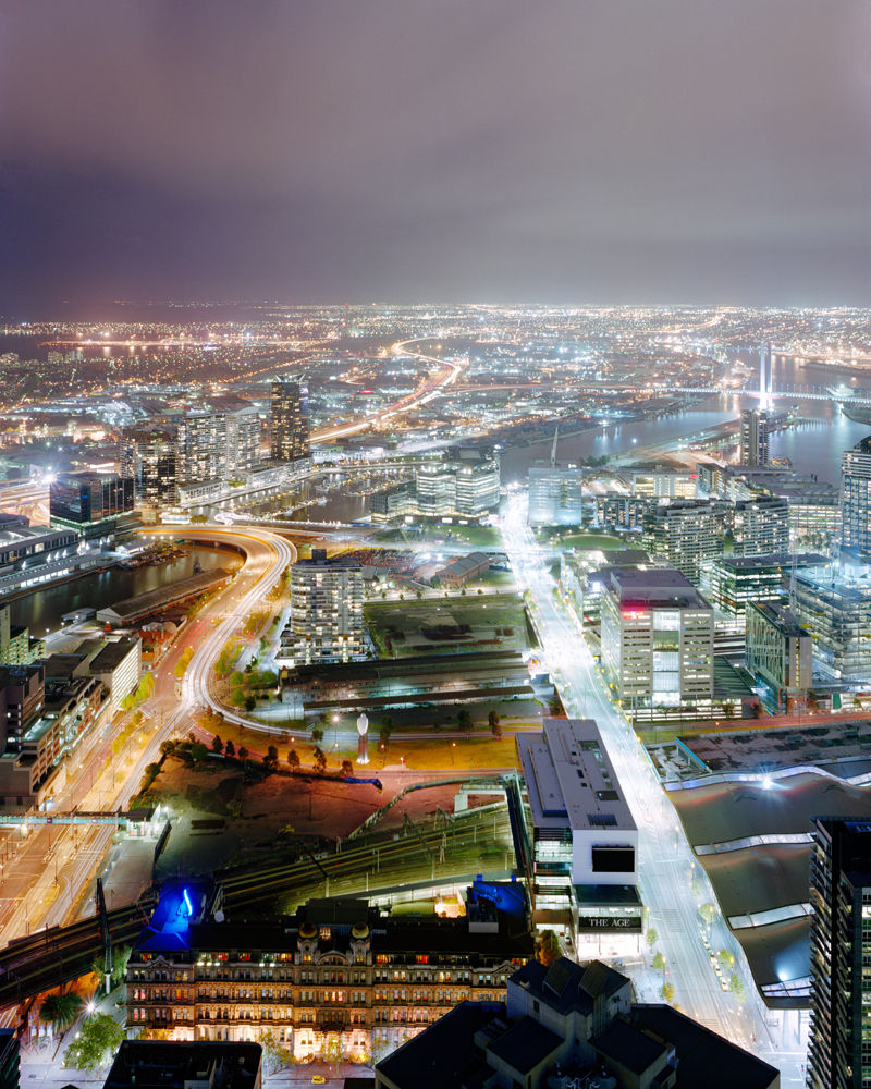 David Stephenson, Melbourne from Rialto Tower looking West 2, 2009
