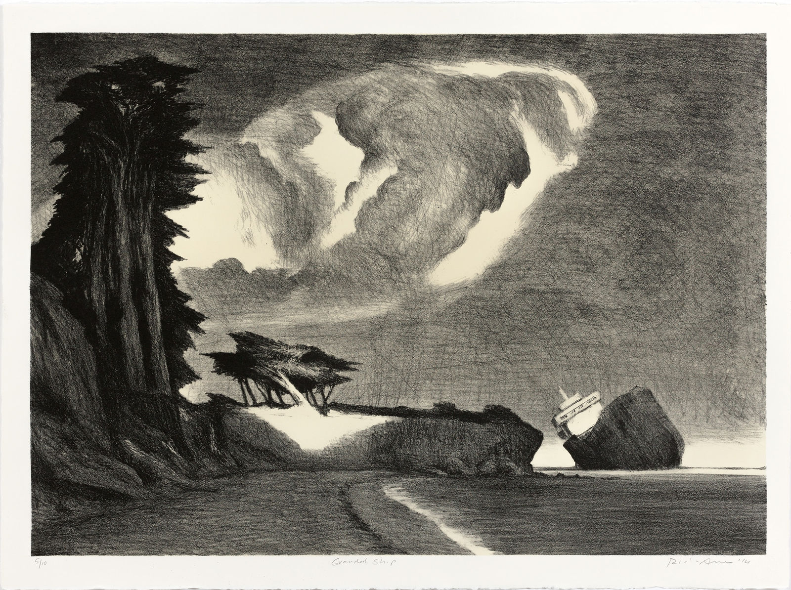 Rick Amor, Grounded Ship 5/10, 2014