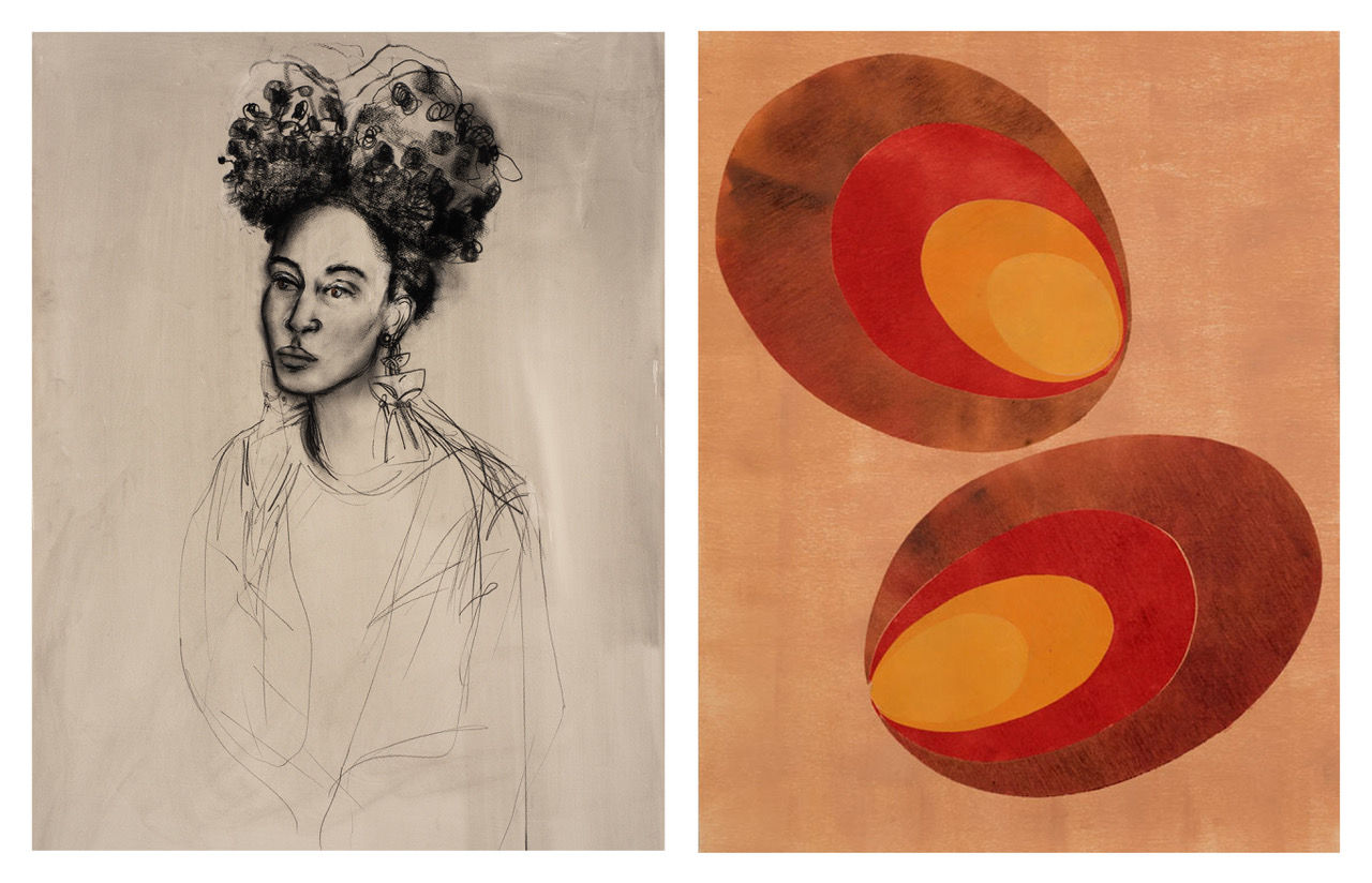 Barbie Kjar, Portrait of Karen Bravo / Rotunda, 2018