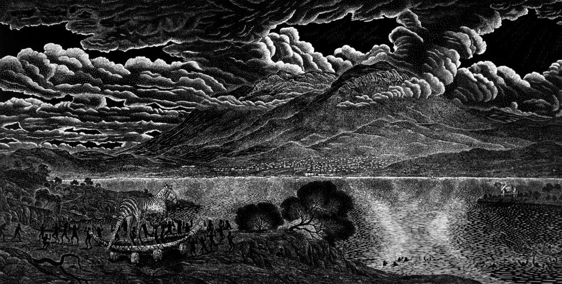 Rew Hanks, Trojan Tiger versus the Woolly, 2002