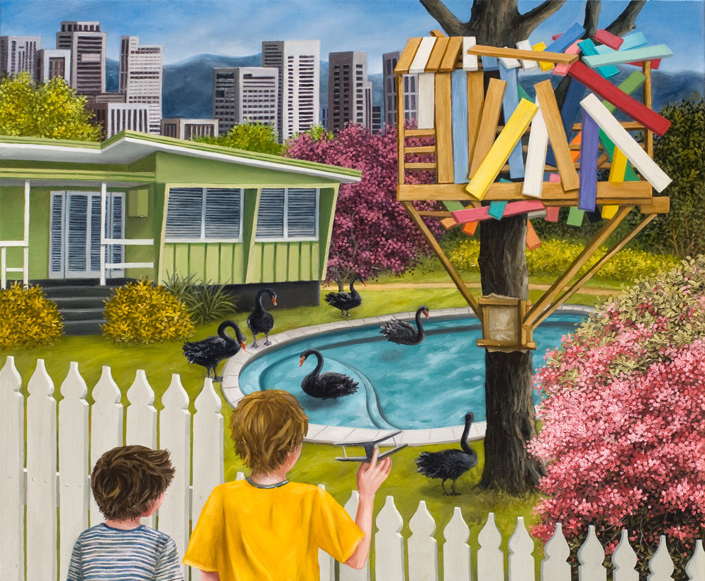 Amber Koroluk-Stephenson, Flying into Shallow Waters, 2014