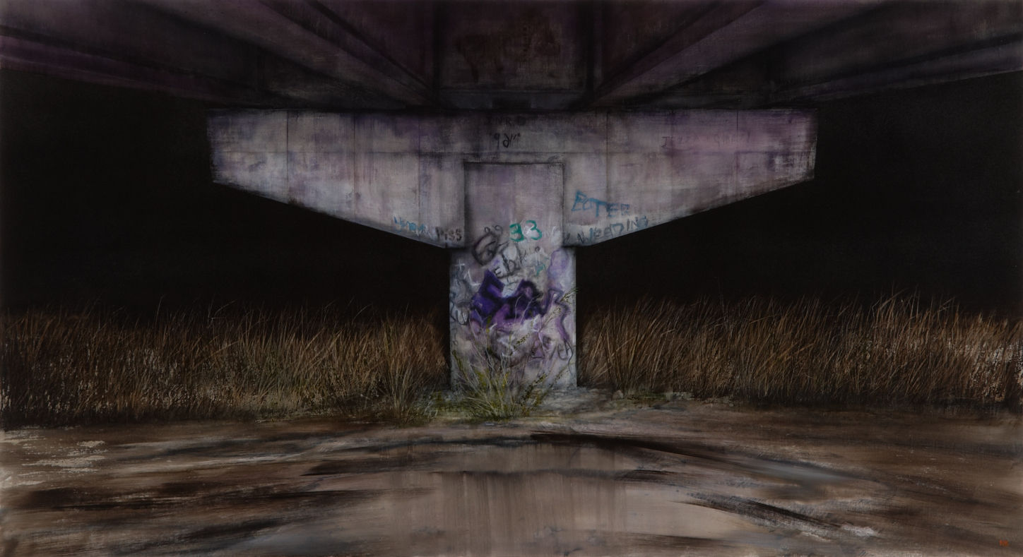 Nicholas Blowers, Jordan River Bridge Pylon, 2013