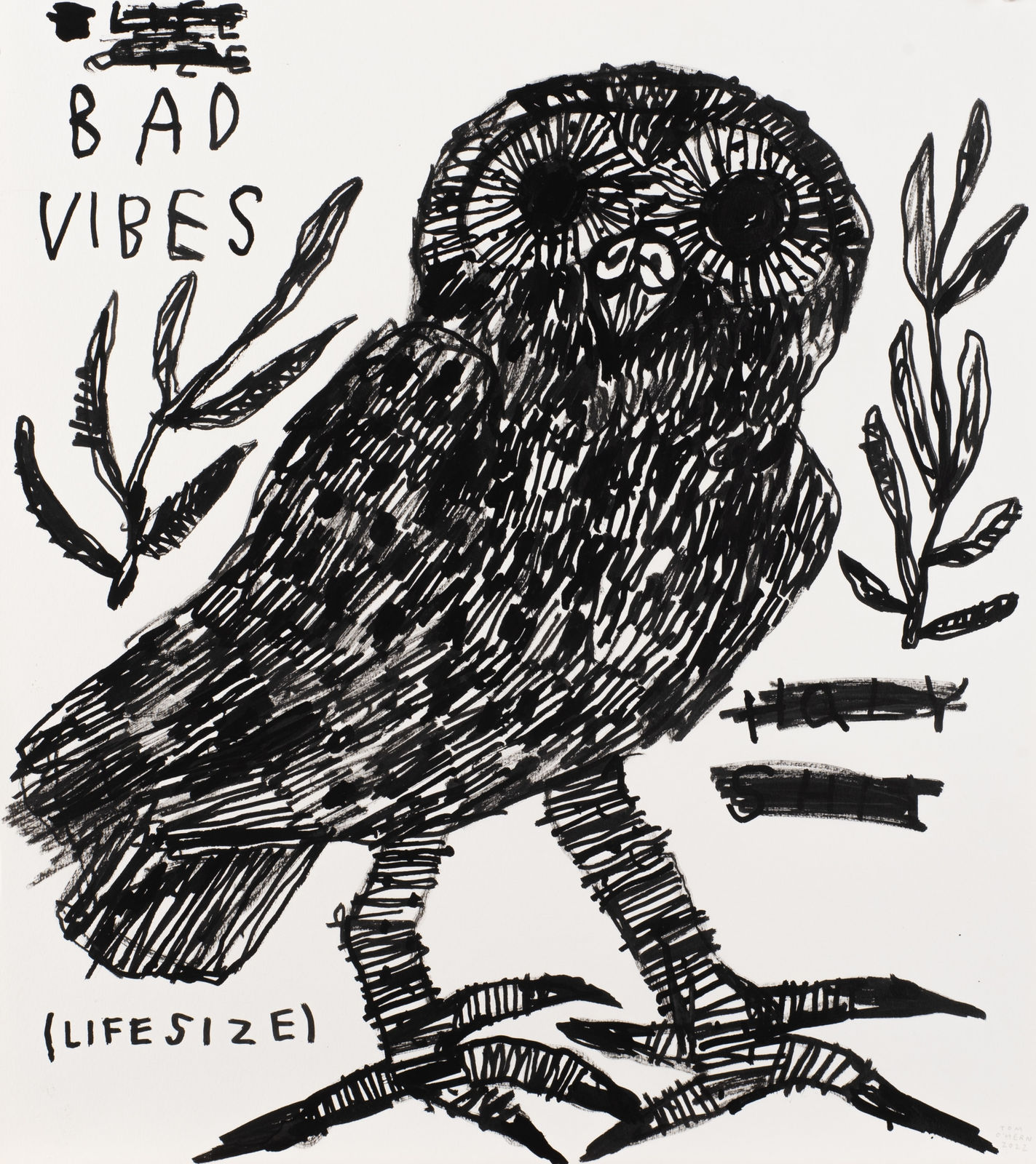 Tom O'Hern, Bad Vibes (Lifesize), 2022