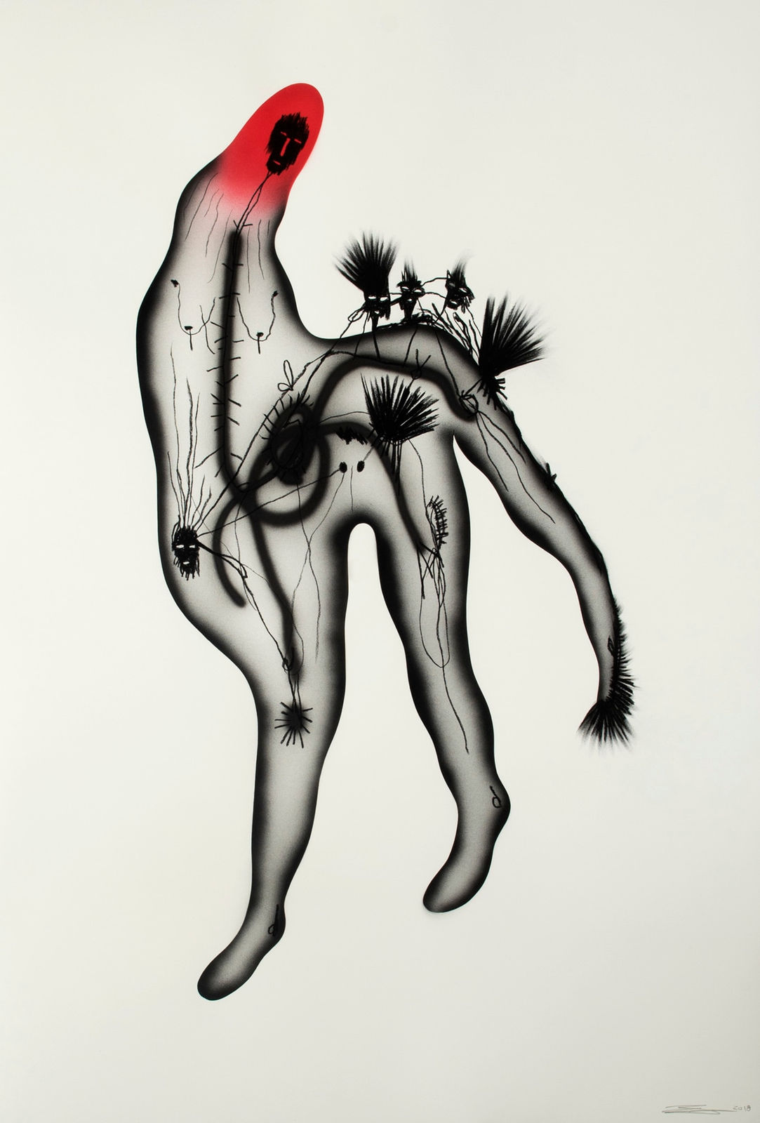 Joel Crosswell, Red Lagoon 4, 2017