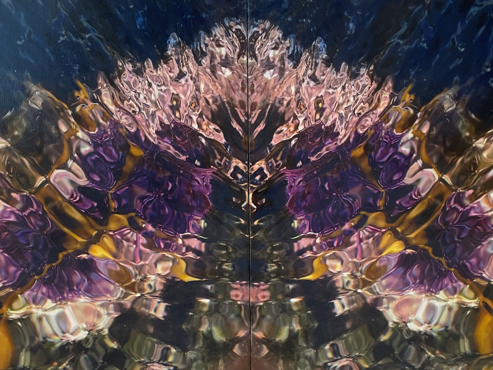 Andrea Leavitt, Kaleidoscope I: Tide Pool With Sea Urchin and Flora